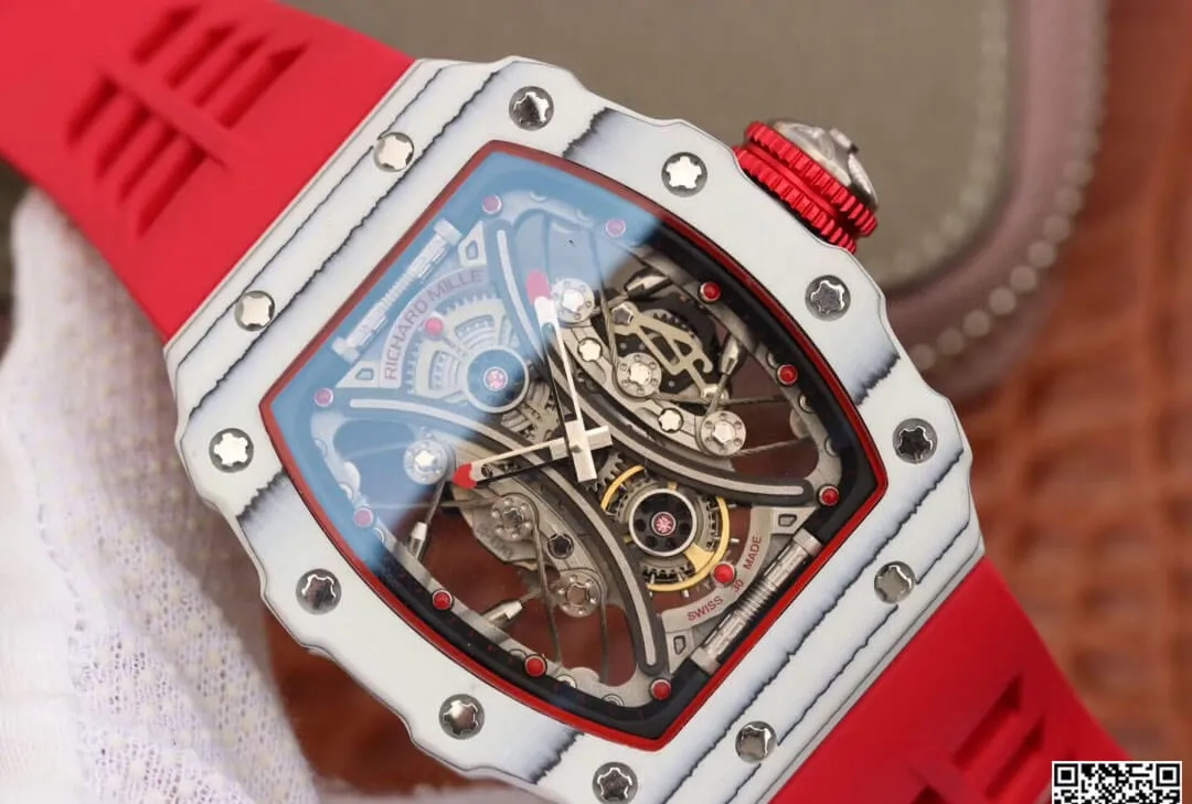 Richard Mille RM53-01 KV Factory 1:1 Best Edition Replica Watch Rubber Strap