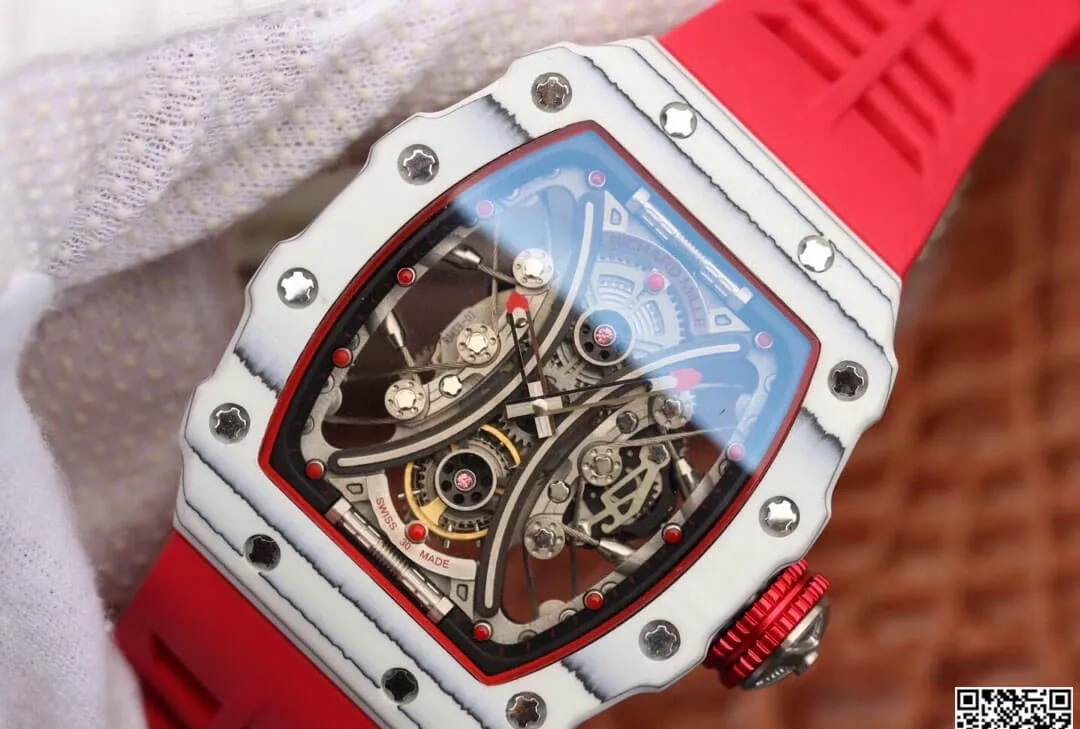 Richard Mille RM53-01 KV Factory 1:1 Best Edition Replica Watch Rubber Strap