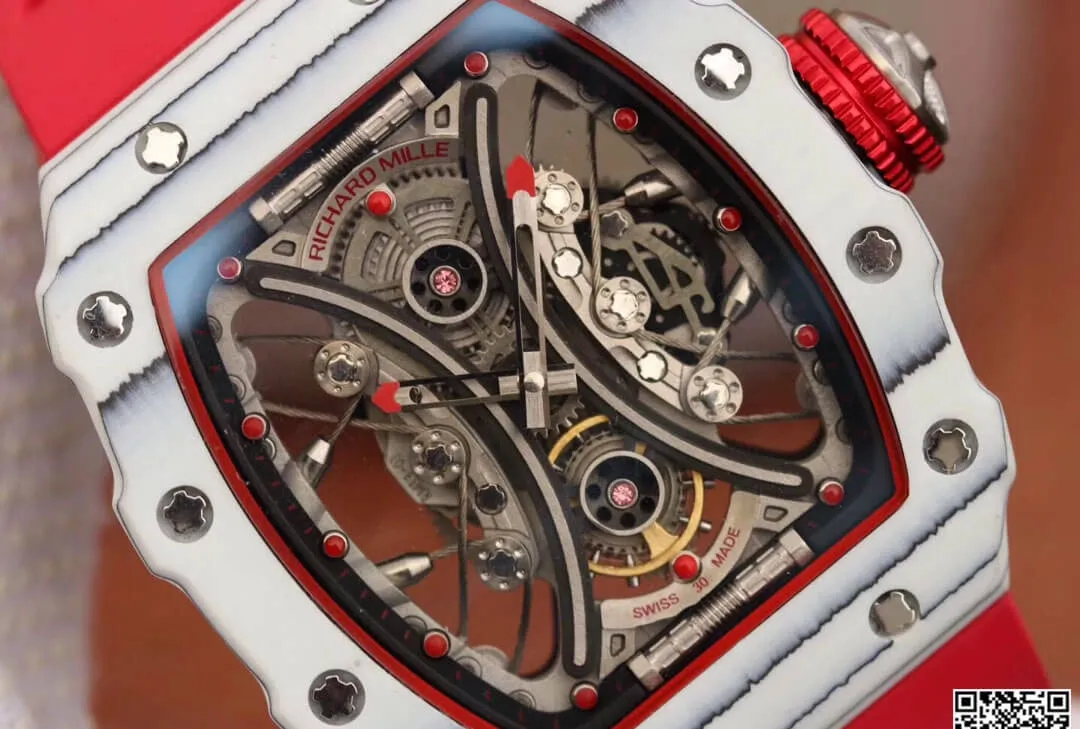 Richard Mille RM53-01 KV Factory 1:1 Best Edition Replica Watch Rubber Strap