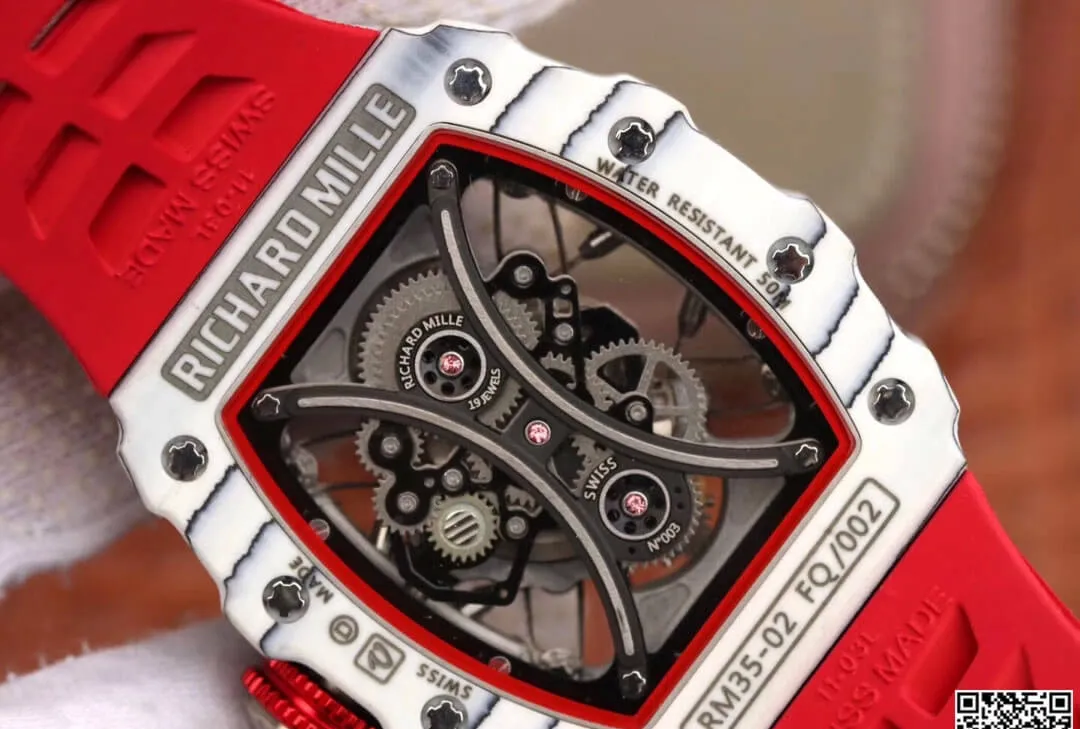 Richard Mille RM53-01 KV Factory 1:1 Best Edition Replica Watch Rubber Strap