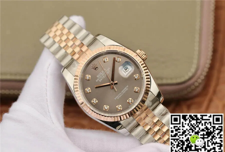 Rolex Datejust 116231 GM Factory 1:1 Best Edition Replica Watch Diamond-set Dial
