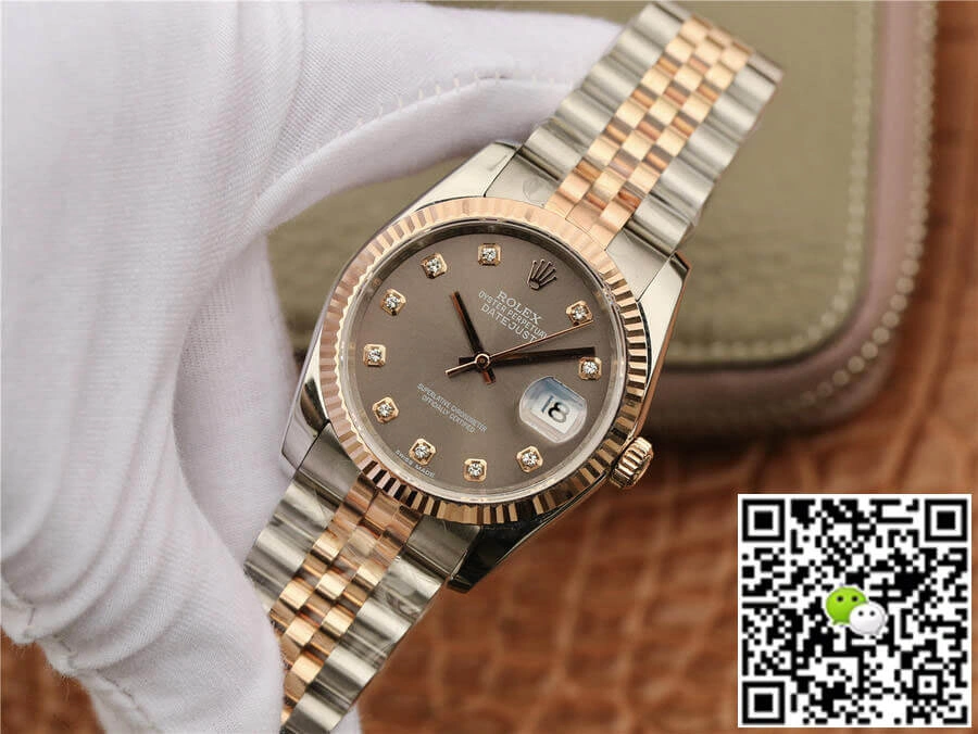 Rolex Datejust 116231 GM Factory 1:1 Best Edition Replica Watch Diamond-set Dial