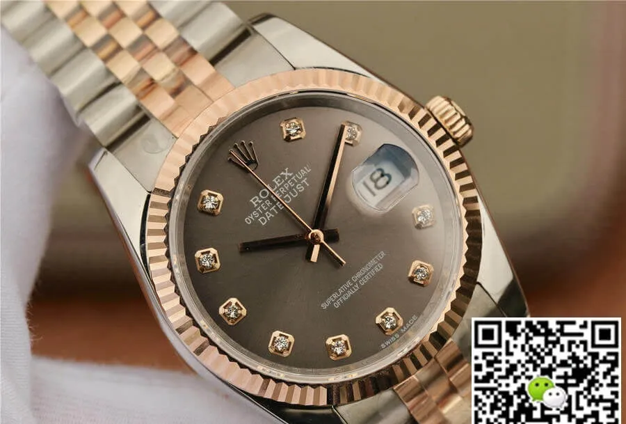 Rolex Datejust 116231 GM Factory 1:1 Best Edition Replica Watch Diamond-set Dial