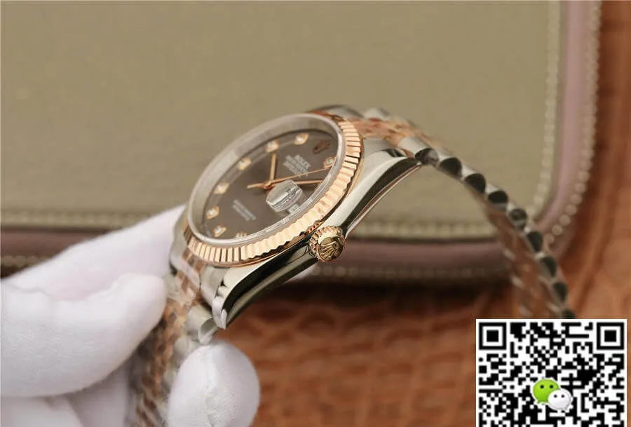 Rolex Datejust 116231 GM Factory 1:1 Best Edition Replica Watch Diamond-set Dial
