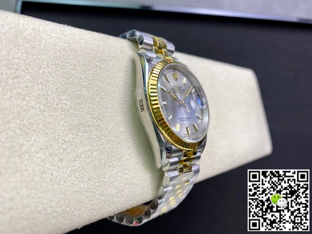 Rolex Datejust 126233 36MM EW Factory 1:1 Best Edition Replica Watch Gold Strap