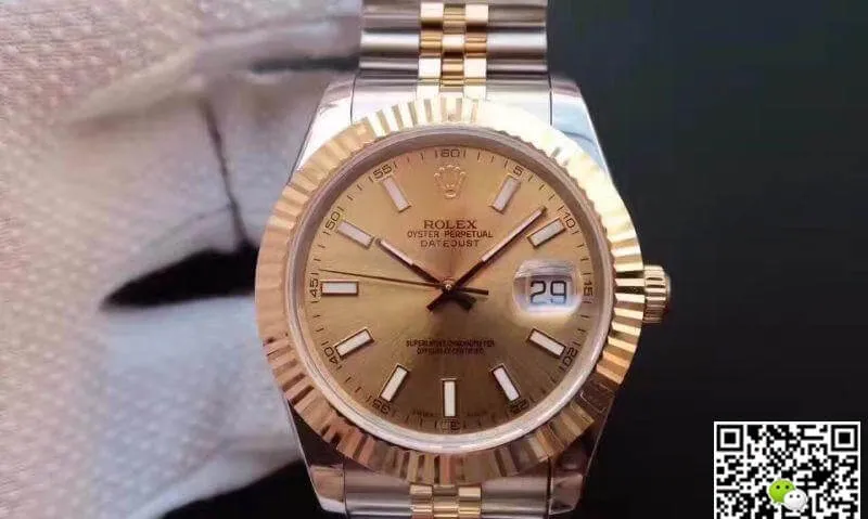 Rolex Datejust 126333 1:1 Best Edition Replica Watch Swiss ETA2836-2 Gold Wrapped