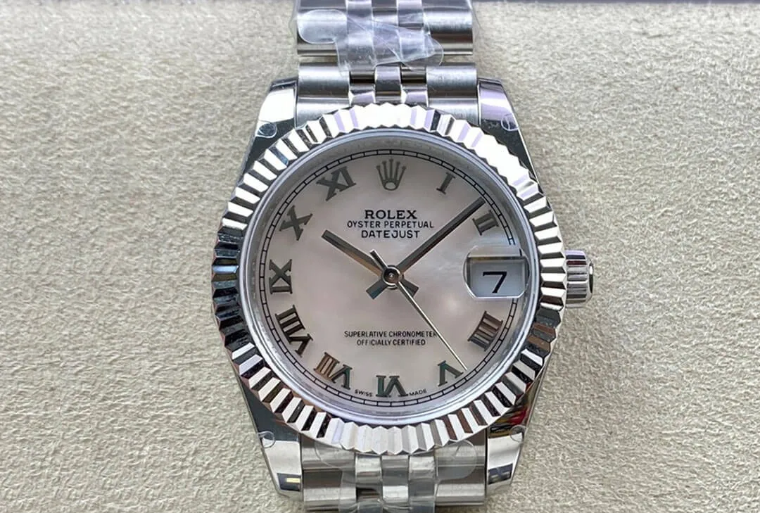Rolex Datejust 178384 31MM EW Factory 1:1 Best Edition Replica Watch Silver Strap