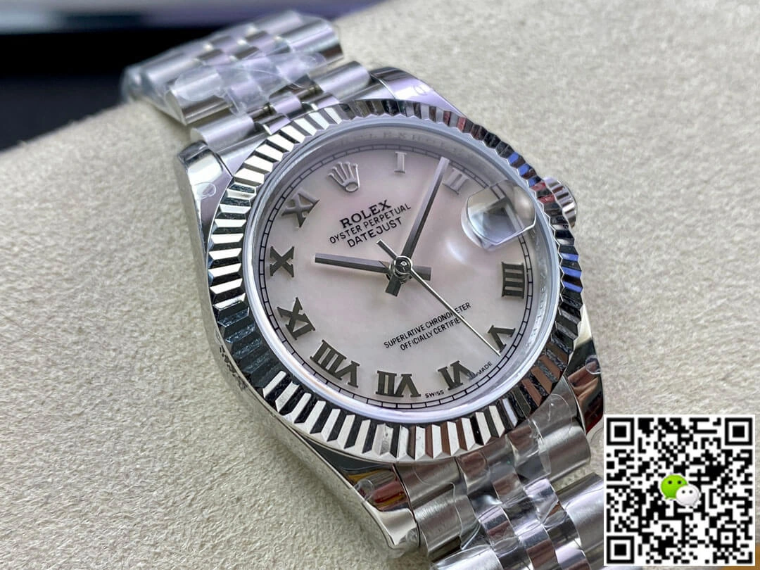 Rolex Datejust 178384 31MM EW Factory 1:1 Best Edition Replica Watch Silver Strap