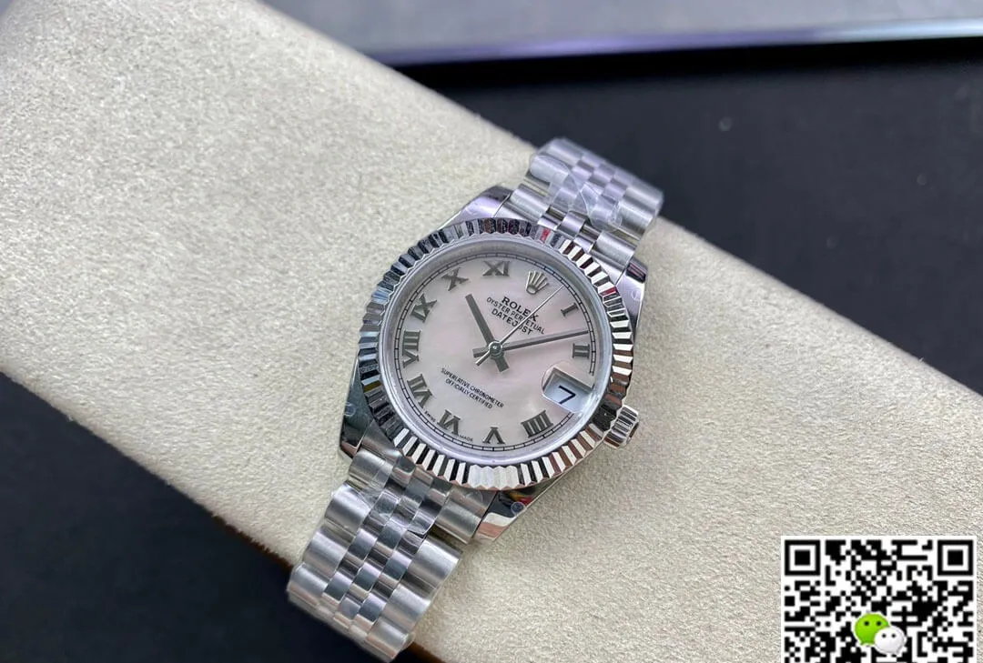 Rolex Datejust 178384 31MM EW Factory 1:1 Best Edition Replica Watch Silver Strap