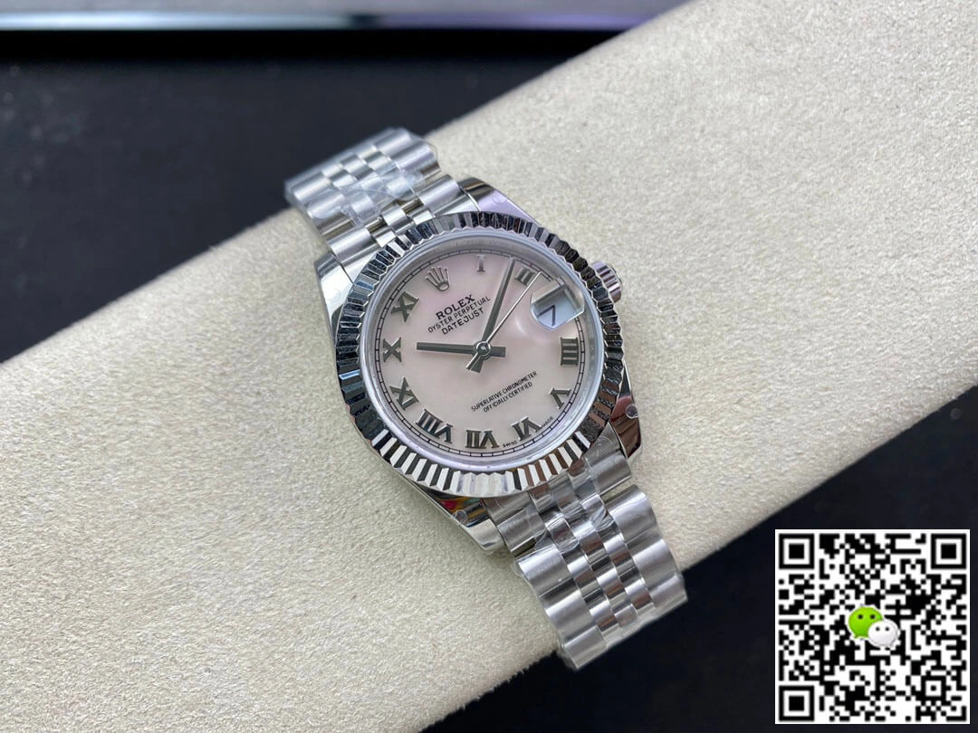 Rolex Datejust 178384 31MM EW Factory 1:1 Best Edition Replica Watch Silver Strap