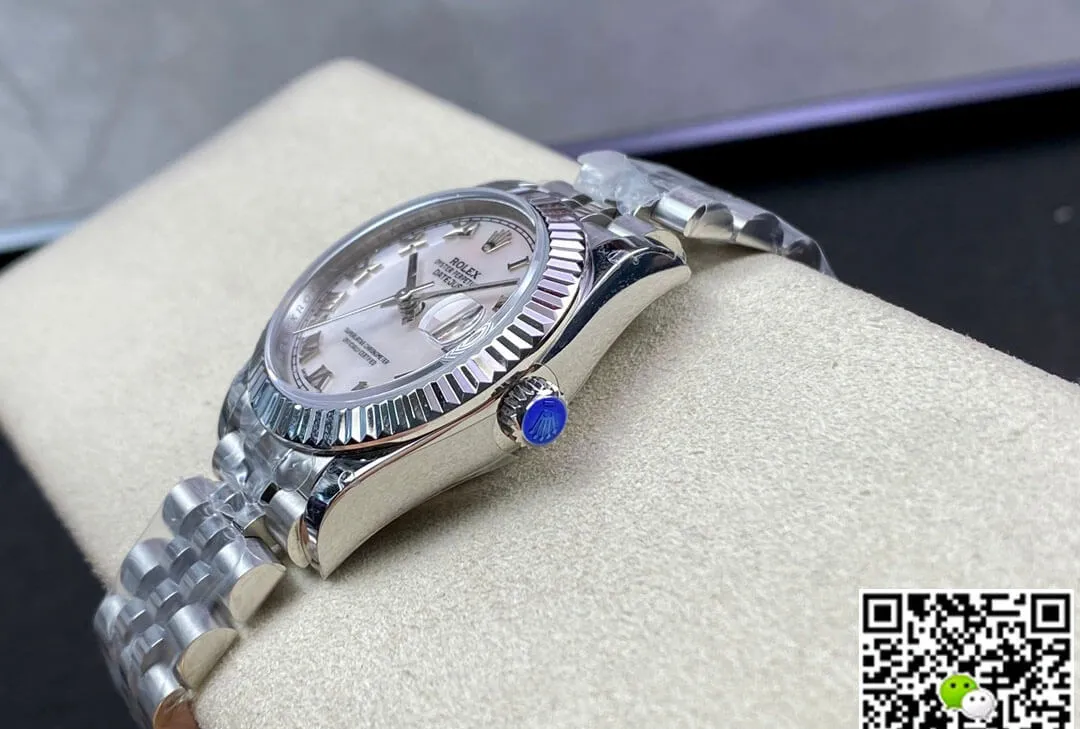 Rolex Datejust 178384 31MM EW Factory 1:1 Best Edition Replica Watch Silver Strap