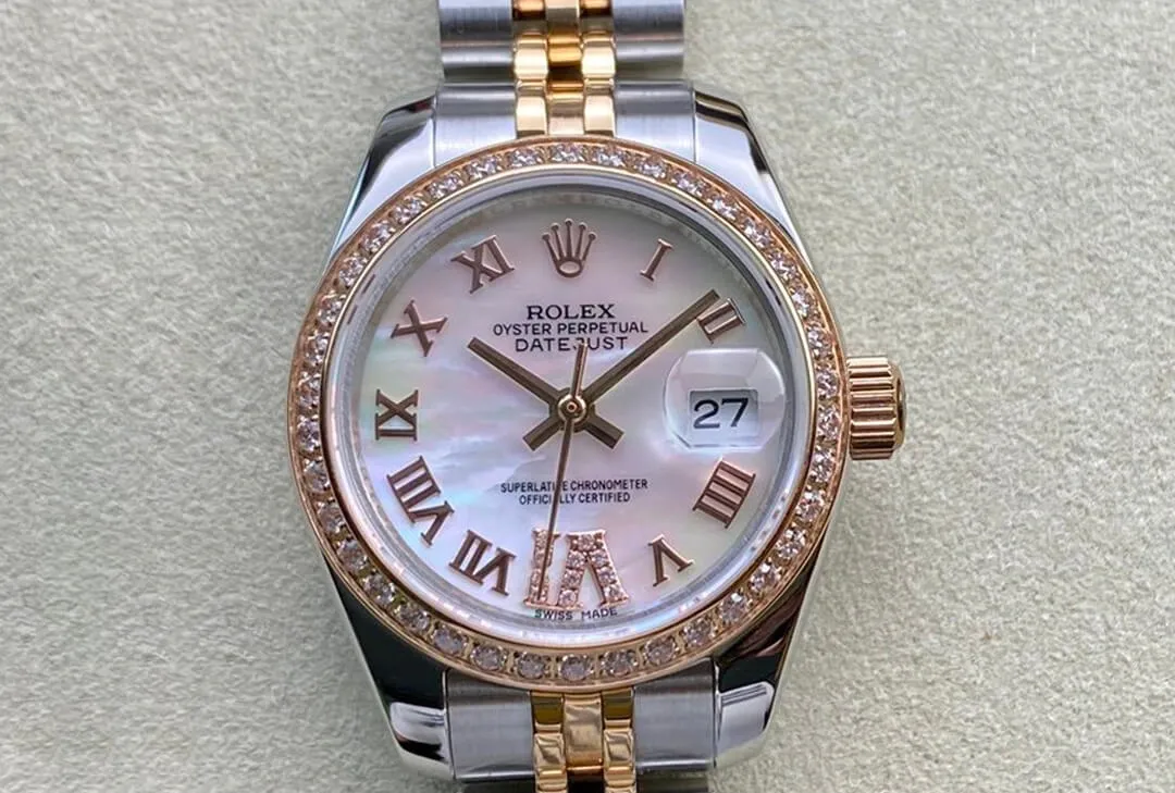 Rolex Datejust 28MM BP Factory 1:1 Best Edition Replica Watch Diamond Bezel