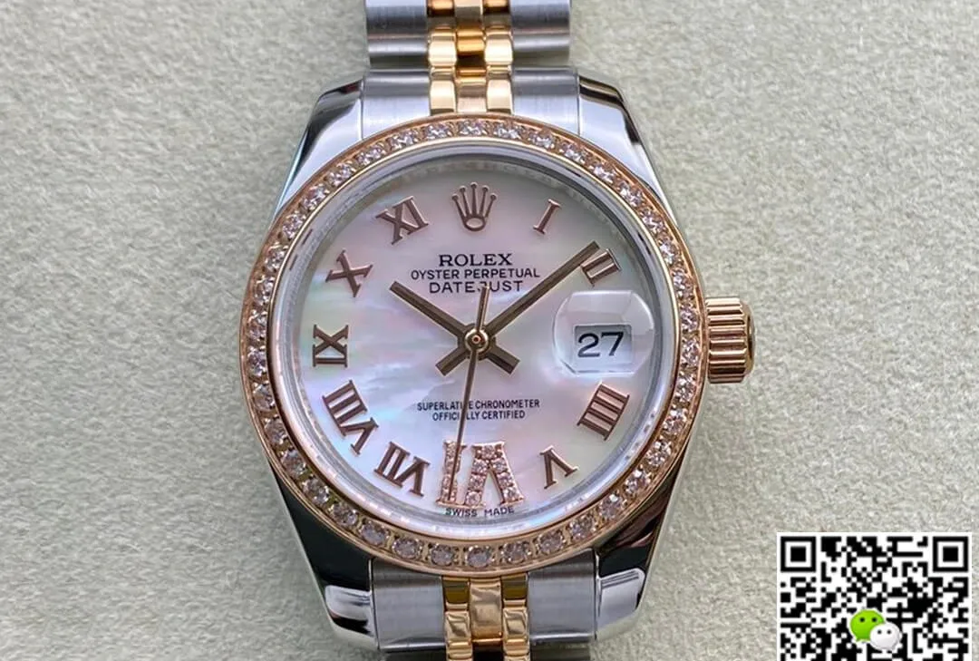 Rolex Datejust 28MM BP Factory 1:1 Best Edition Replica Watch Diamond Bezel