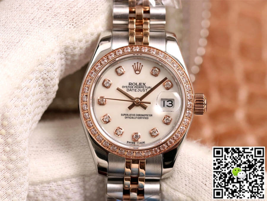 Rolex Datejust 28MM BP Factory 1:1 Best Edition Replica Watch Diamond White Dial