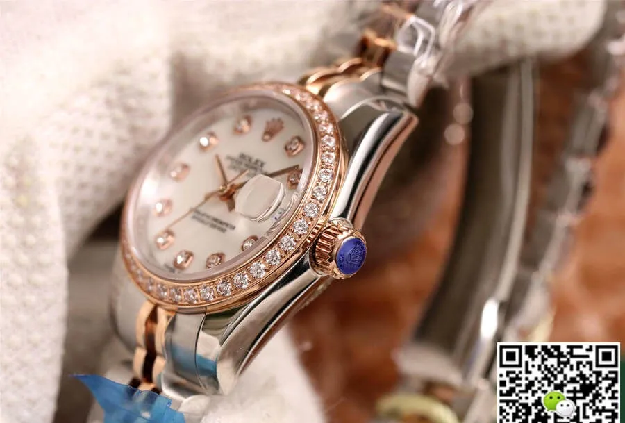 Rolex Datejust 28MM BP Factory 1:1 Best Edition Replica Watch Diamond White Dial