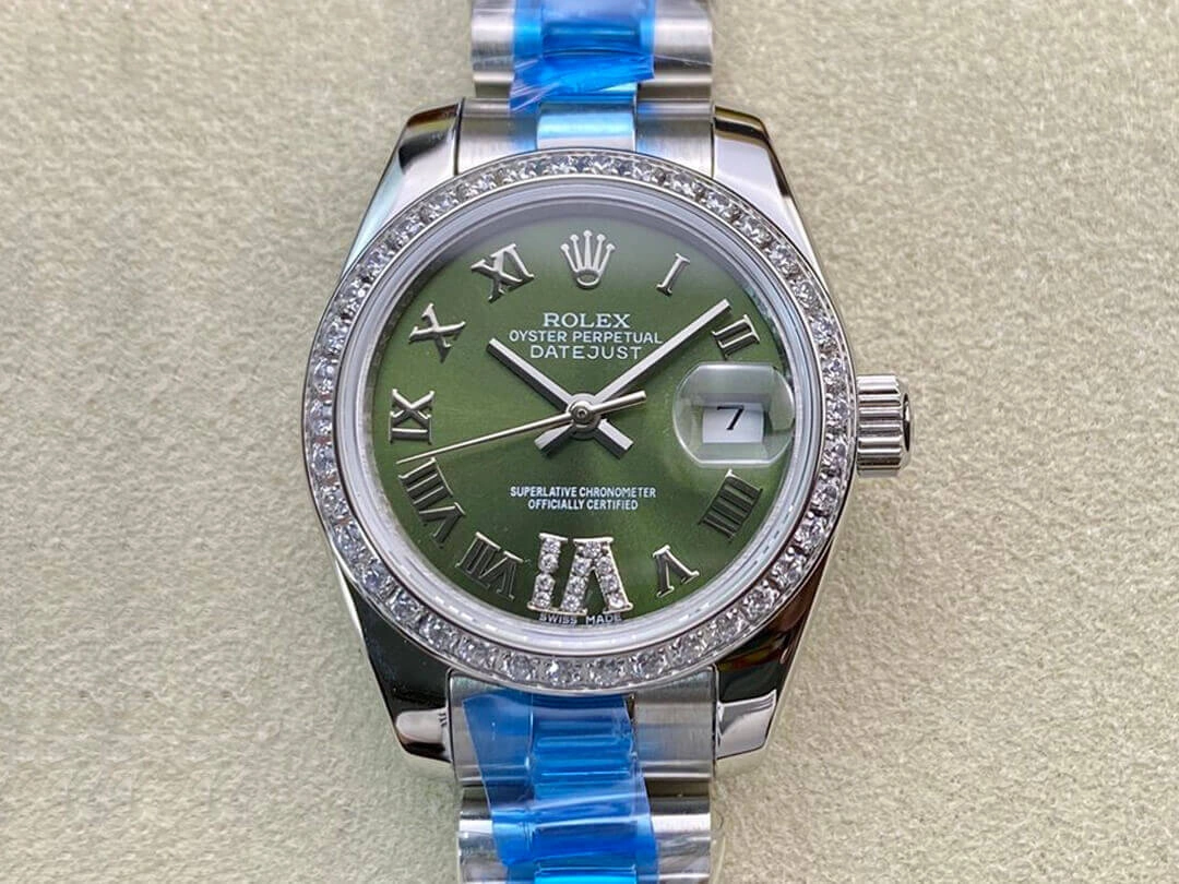 Rolex Datejust 28MM BP Factory 1:1 Best Edition Replica Watch Green Dial