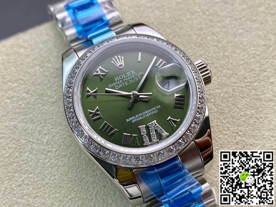 Rolex Datejust 28MM BP Factory 1:1 Best Edition Replica Watch Green Dial