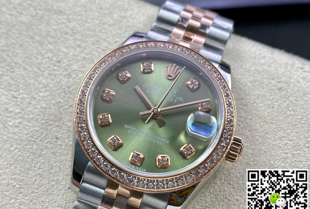 Rolex Datejust 31MM EW Factory 1:1 Best Edition Replica Watch Diamond Rose Gold