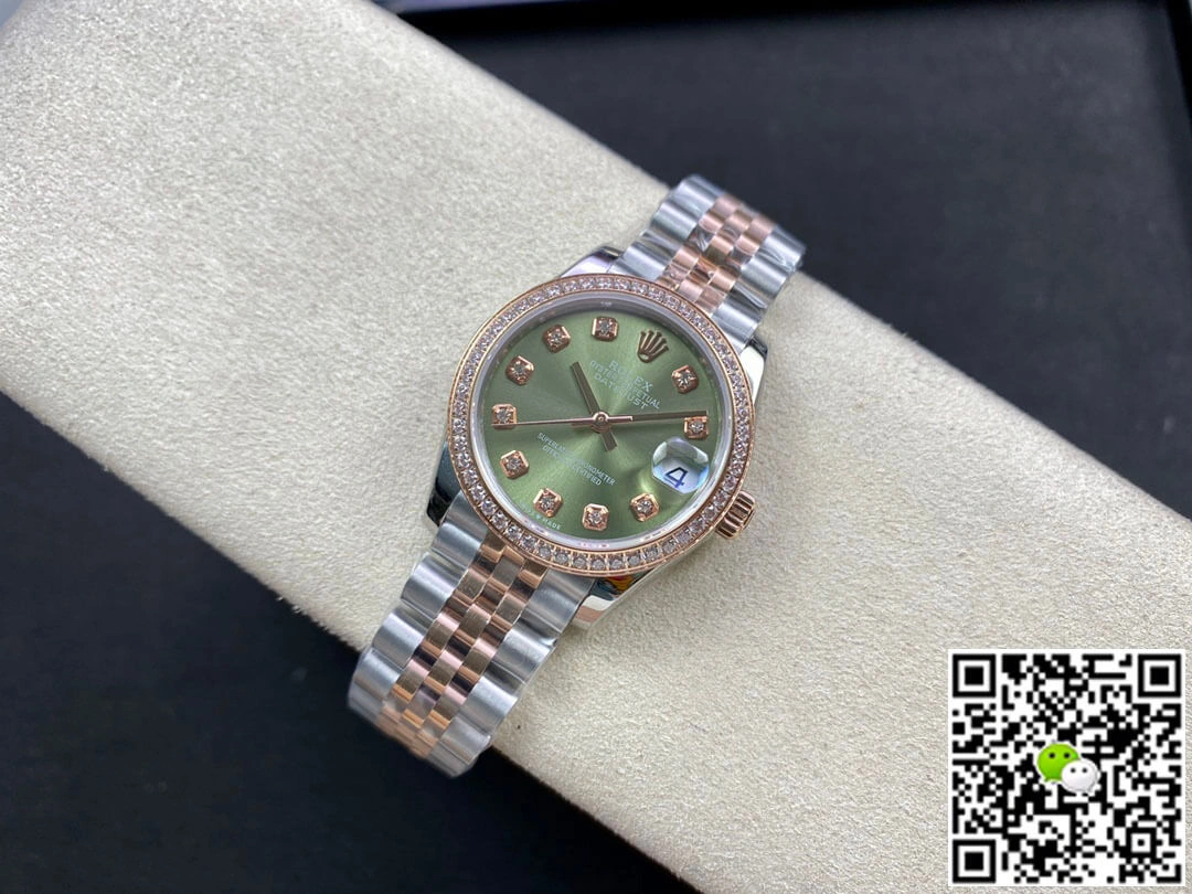 Rolex Datejust 31MM EW Factory 1:1 Best Edition Replica Watch Diamond Rose Gold