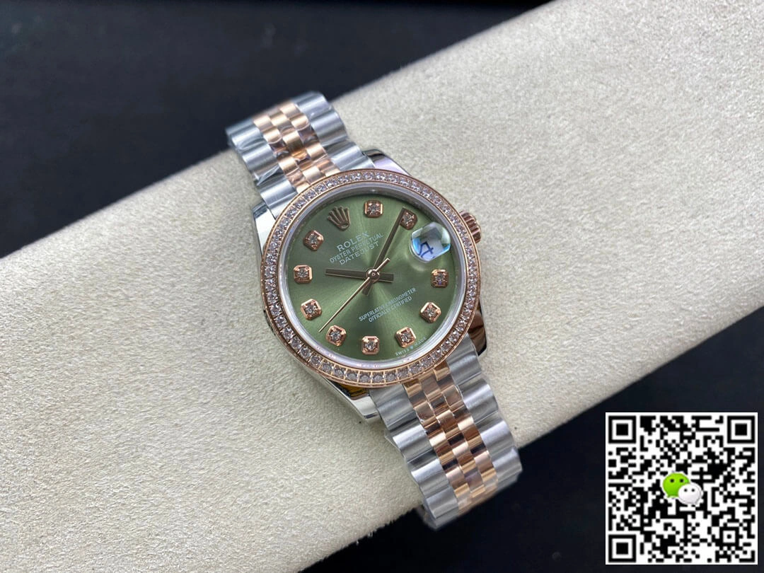 Rolex Datejust 31MM EW Factory 1:1 Best Edition Replica Watch Diamond Rose Gold