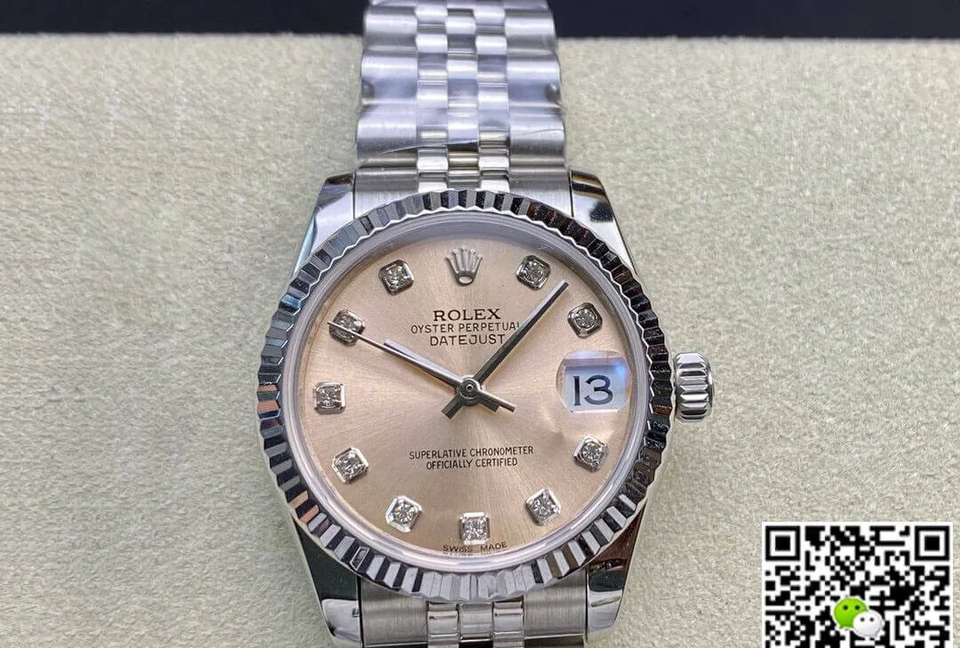 Rolex Datejust 31MM EW Factory 1:1 Best Edition Replica Watch Diamond-set Dial