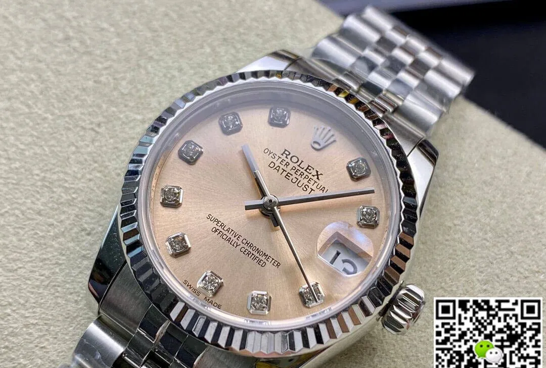 Rolex Datejust 31MM EW Factory 1:1 Best Edition Replica Watch Diamond-set Dial