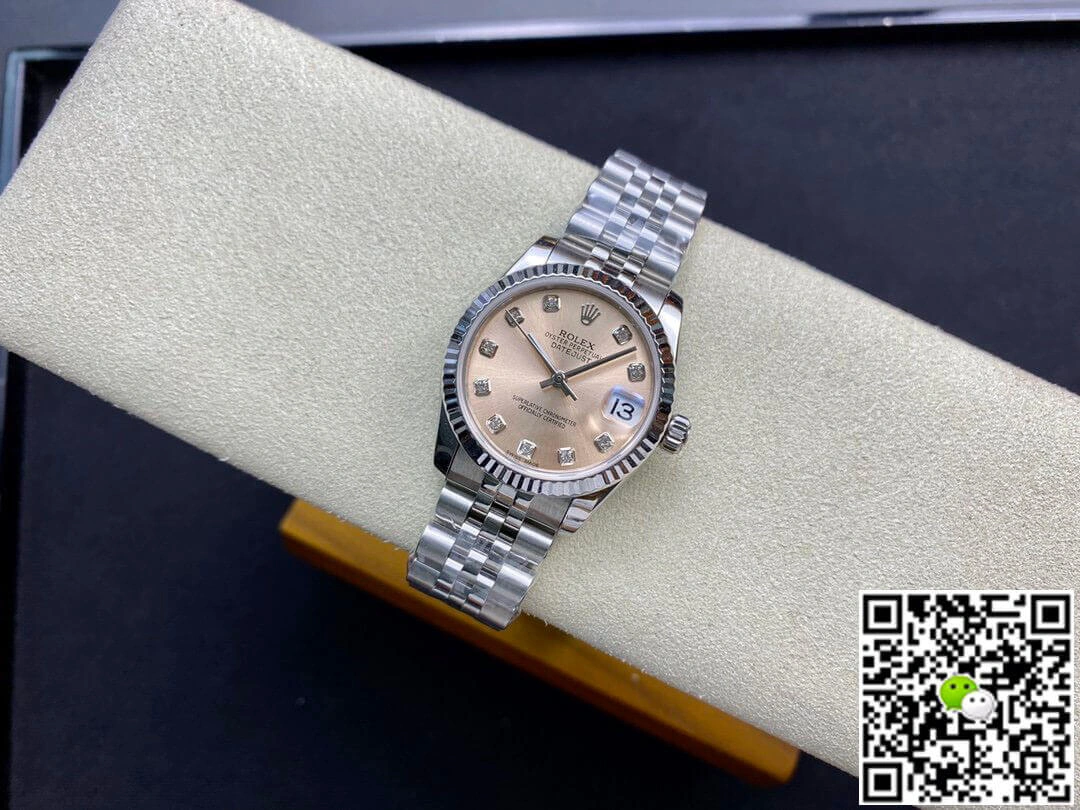 Rolex Datejust 31MM EW Factory 1:1 Best Edition Replica Watch Diamond-set Dial