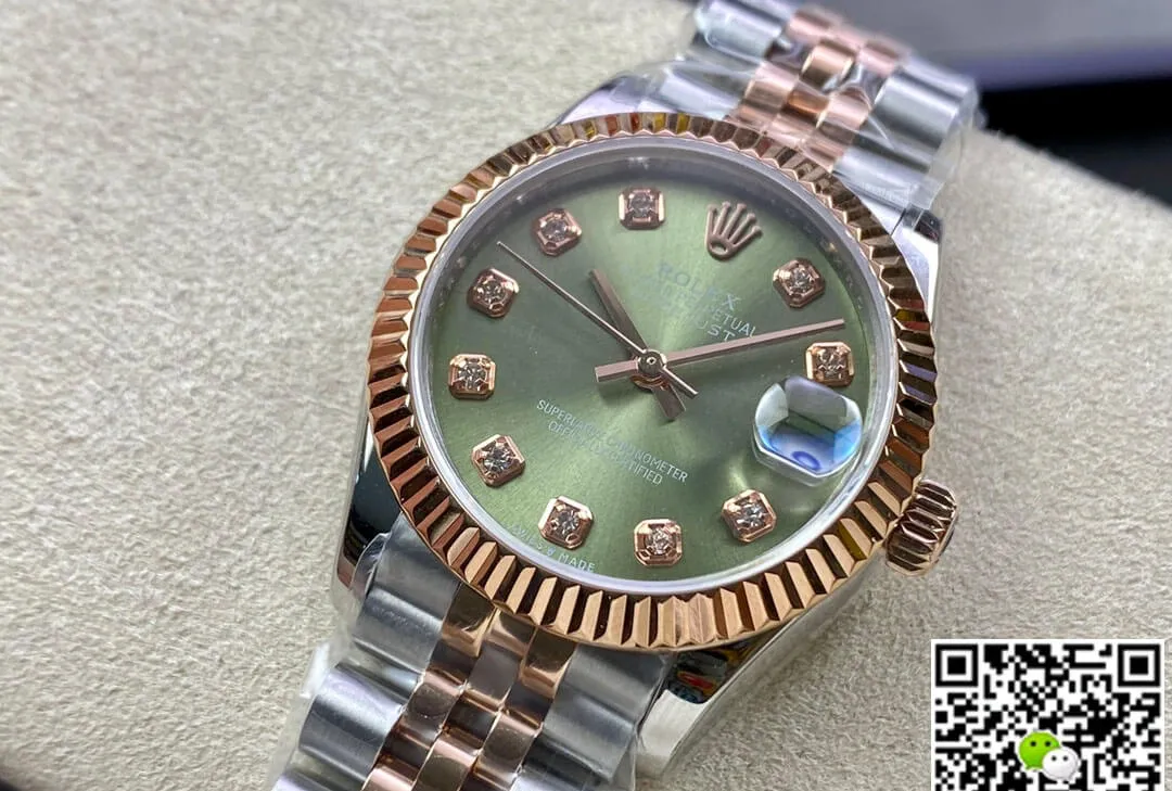 Rolex Datejust 31MM EW Factory 1:1 Best Edition Replica Watch Green Dial