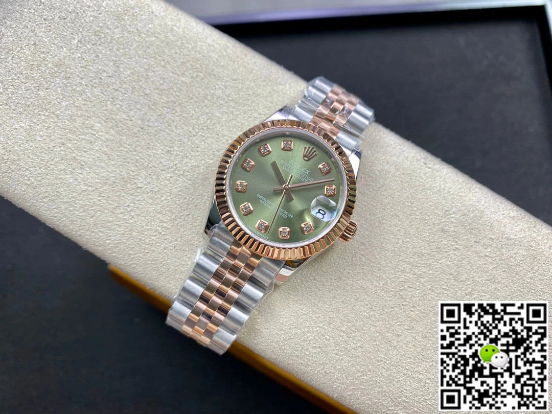 Rolex Datejust 31MM EW Factory 1:1 Best Edition Replica Watch Green Dial