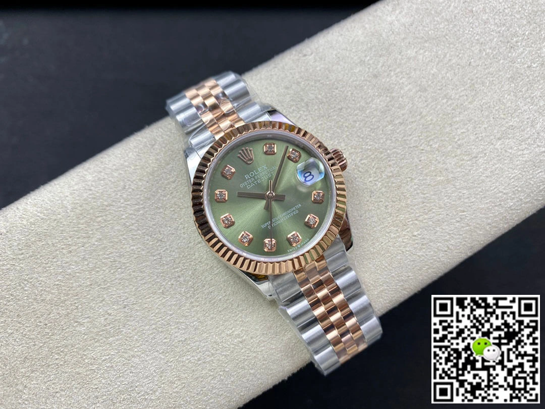 Rolex Datejust 31MM EW Factory 1:1 Best Edition Replica Watch Green Dial