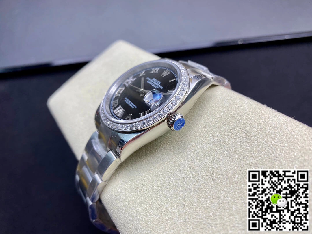 Rolex Datejust 36MM EW Factory 1:1 Best Edition Replica Watch Diamond-Set Bezel