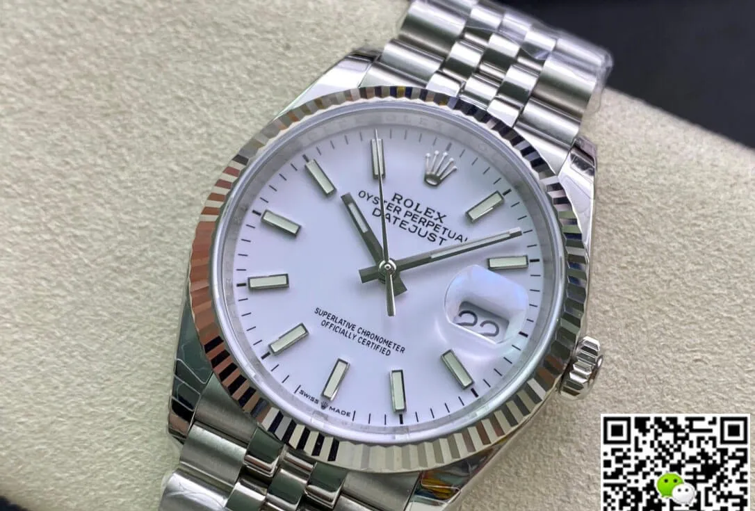 Rolex Datejust 36MM EW Factory 1:1 Best Edition Replica Watch Stainless Steel