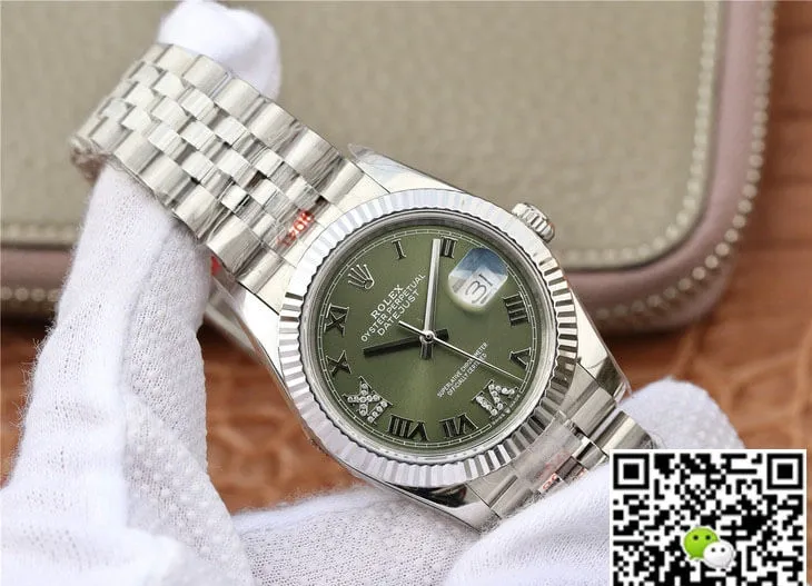 Rolex Datejust 36MM GM Factory 1:1 Best Edition Replica Watch Dark Green Dial