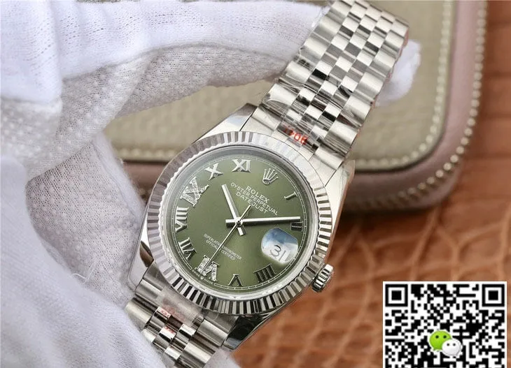 Rolex Datejust 36MM GM Factory 1:1 Best Edition Replica Watch Dark Green Dial