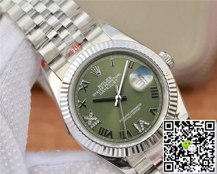 Rolex Datejust 36MM GM Factory 1:1 Best Edition Replica Watch Dark Green Dial