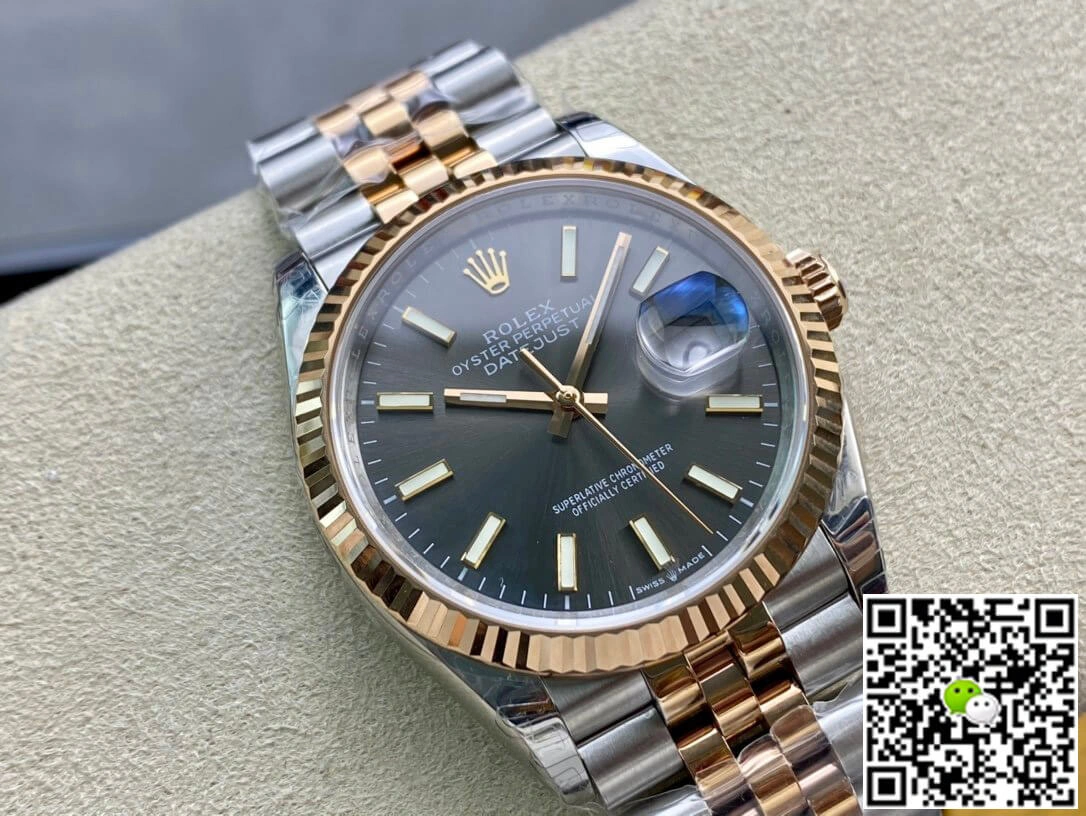 Rolex Datejust M126231-0013 EW Factory 1:1 Best Edition Replica Watch Grey Strap