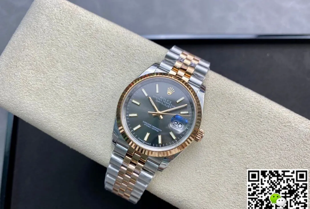 Rolex Datejust M126231-0013 EW Factory 1:1 Best Edition Replica Watch Grey Strap