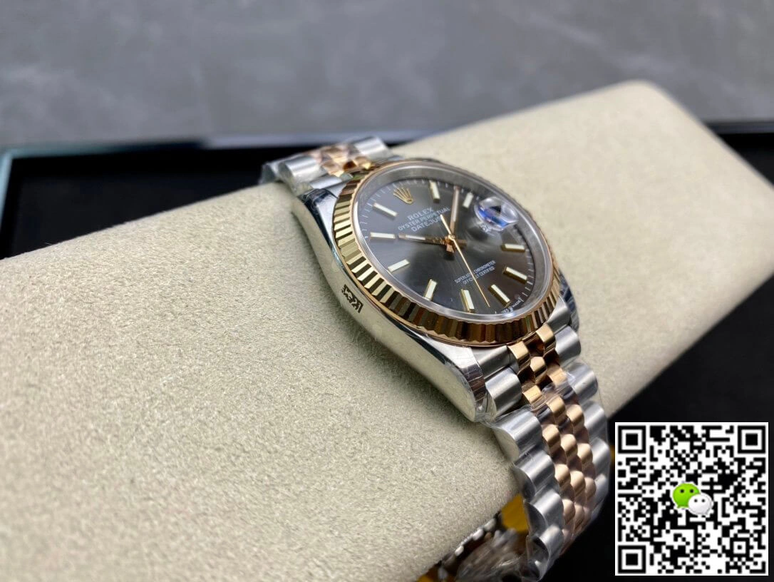 Rolex Datejust M126231-0013 EW Factory 1:1 Best Edition Replica Watch Grey Strap