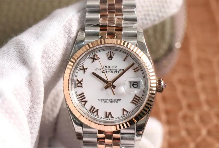 Rolex Datejust M126231-0015 EW Factory 1:1 Best Edition Replica Watch White Dial