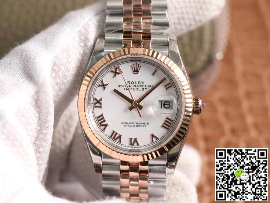 Rolex Datejust M126231-0015 EW Factory 1:1 Best Edition Replica Watch White Dial