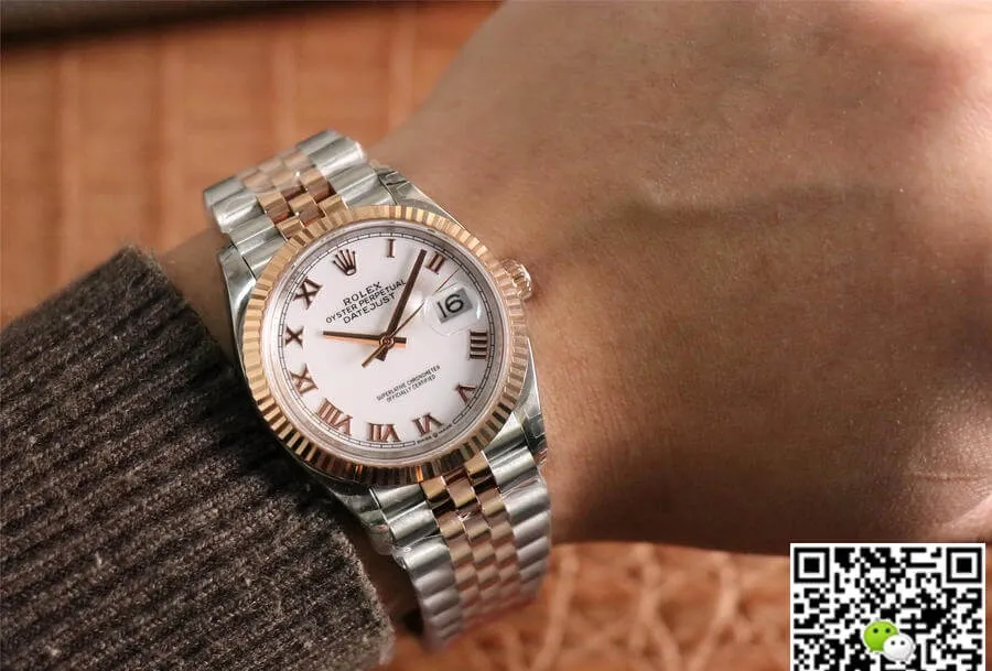 Rolex Datejust M126231-0015 EW Factory 1:1 Best Edition Replica Watch White Dial