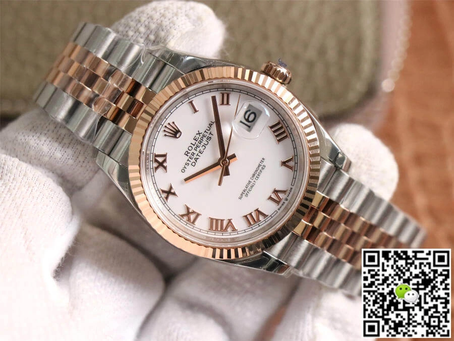 Rolex Datejust M126231-0015 EW Factory 1:1 Best Edition Replica Watch White Dial