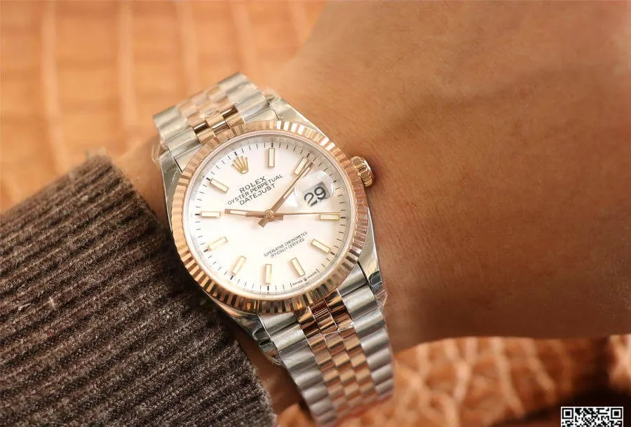 Rolex Datejust M126231-0017 EW Factory 1:1 Best Edition Replica Watch White Dial