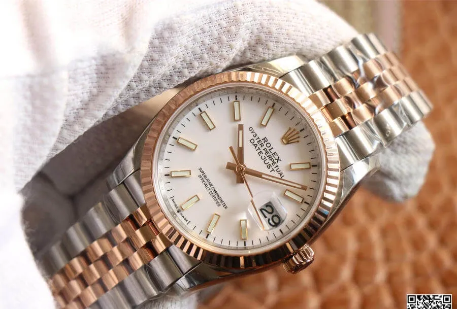 Rolex Datejust M126231-0017 EW Factory 1:1 Best Edition Replica Watch White Dial