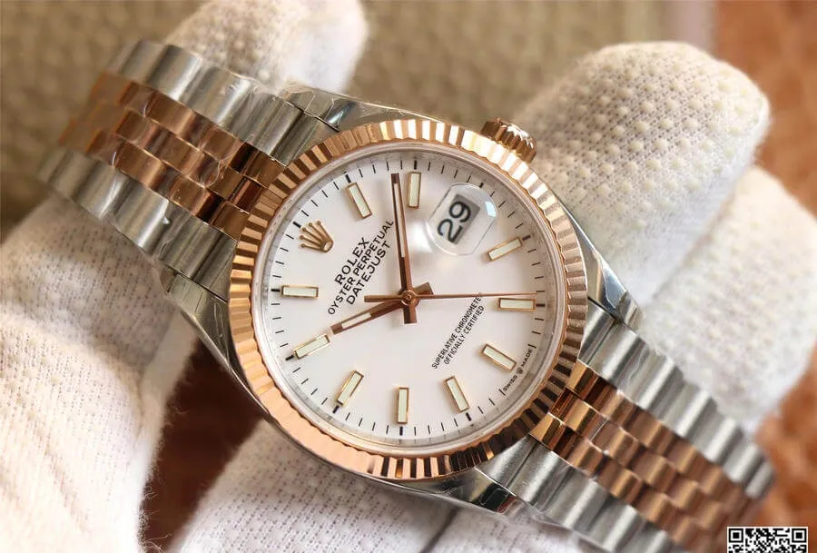 Rolex Datejust M126231-0017 EW Factory 1:1 Best Edition Replica Watch White Dial