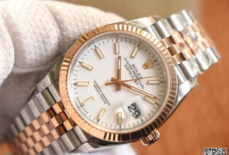 Rolex Datejust M126231-0017 EW Factory 1:1 Best Edition Replica Watch White Dial