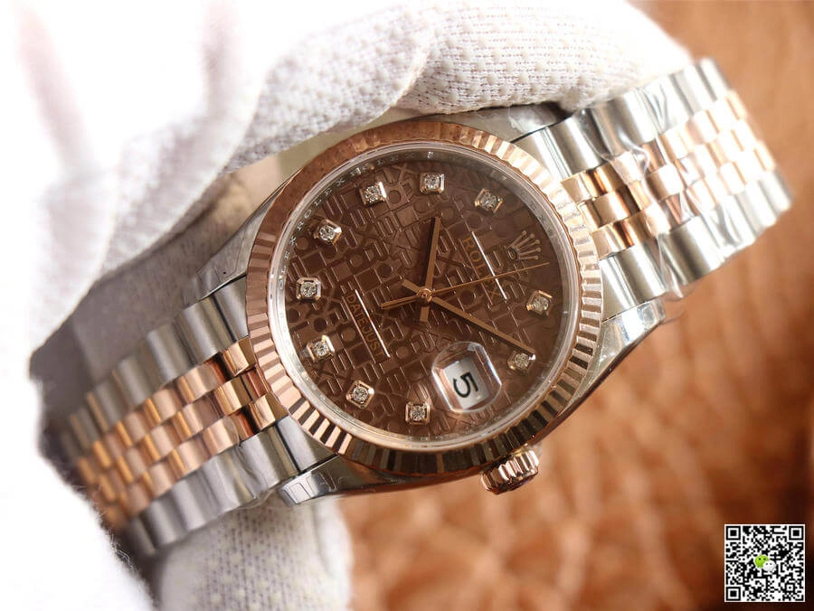 Rolex Datejust M126231-0025 EW Factory 1:1 Best Edition Replica Watch Brown Dial