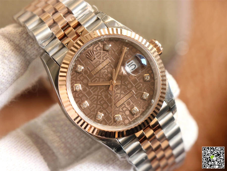 Rolex Datejust M126231-0025 EW Factory 1:1 Best Edition Replica Watch Brown Dial