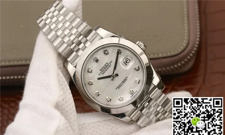Rolex Datejust M126300 EW Factory 1:1 Best Edition Replica Watch White Dial