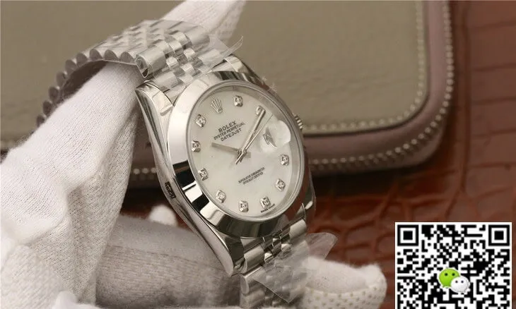 Rolex Datejust M126300 EW Factory 1:1 Best Edition Replica Watch White Dial
